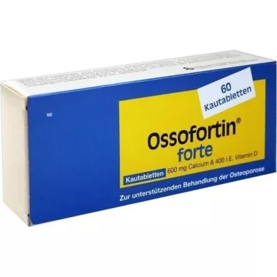 OSSOFORTIN forte tyggetabletter, 60 stk