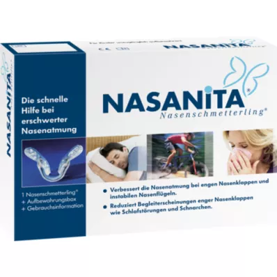 NASANITA Næsesommerfugl, 1 stk