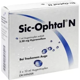 SIC OPHTAL N øjendråber, 3X10 ml