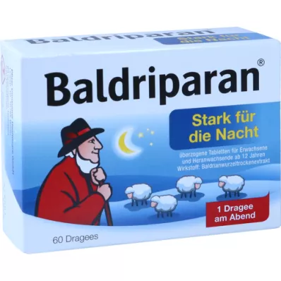 BALDRIPARAN Tab. kraftigt belagt for natten, 60 stk