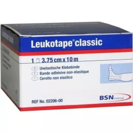 LEUKOTAPE Classic 3,75 cmx10 m hvid, 1 stk
