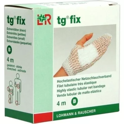 TG fix netbandage B 4 m hvid, 1 stk
