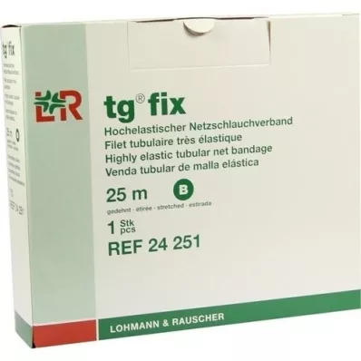 TG fix netbandage B 25 m hvid, 1 stk