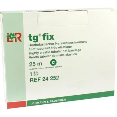 TG fix netbandage C 25 m hvid, 1 stk