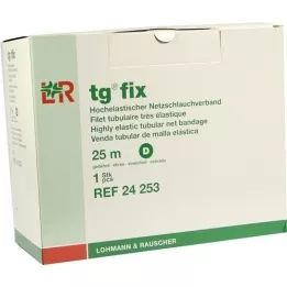 TG fix netbandage D 25 m hvid, 1 stk