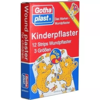 GOTHAPLAST Børnegipsstrimler, 12 stk