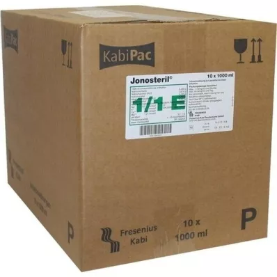 JONOSTERIL Plastinfusionsopløsning, 10X1000 ml