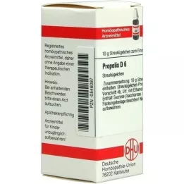 PROPOLIS D 6 kugler, 10 g