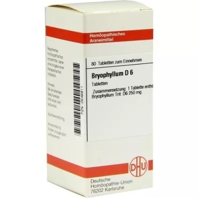 BRYOPHYLLUM D 6 tabletter, 80 stk