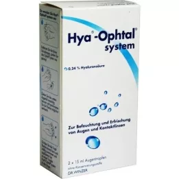 HYA-OPHTAL system øjendråber, 2X15 ml
