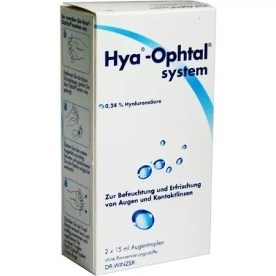 HYA-OPHTAL system øjendråber, 2X15 ml