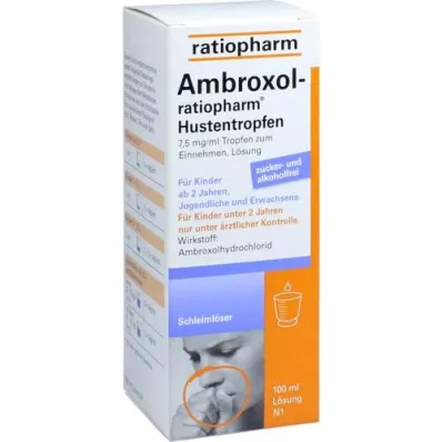 AMBROXOL-ratiopharm hostedråber, 100 ml AMBROXOL-ratiopharm hostedråber, 100 ml