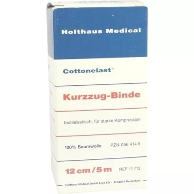 KURZZUGBINDE Bomuldslast 12 cmx5 m, 1 stk