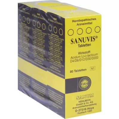 SANUVIS Tabletter, 3X80 stk