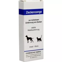 ZECKENZANGE lavet af metal, 1 stk