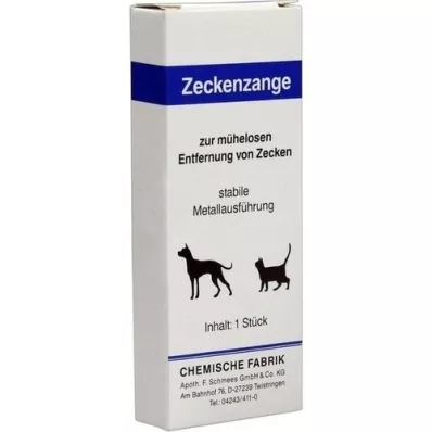 ZECKENZANGE lavet af metal, 1 stk