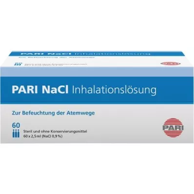 PARI Ampuller med NaCl-inhalationsopløsning, 60X2,5 ml
