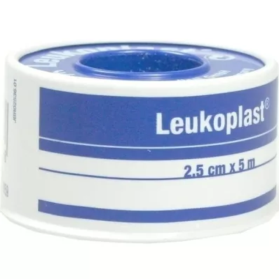 LEUKOPLAST vandtæt 2,5 cmx5 m, 1 stk
