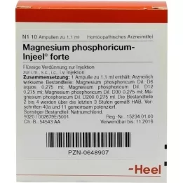 MAGNESIUM PHOSPHORICUM INJEEL forte ampuller, 10 stk