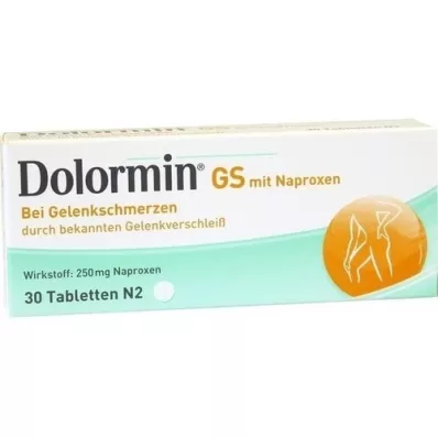 DOLORMIN GS med naproxen tabletter, 30 stk