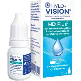 HYLO-VISION HD Plus øjendråber, 15 ml