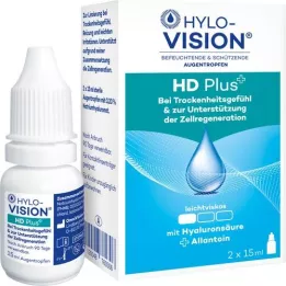 HYLO-VISION HD Plus øjendråber, 2X15 ml