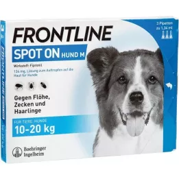 FRONTLINE Spot on H 20 opløsning til hunde, 3 stk