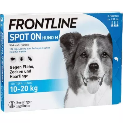 FRONTLINE Spot on H 20 opløsning til hunde, 3 stk FRONTLINE Spot on H 20 opløsning til hunde, 3 stk