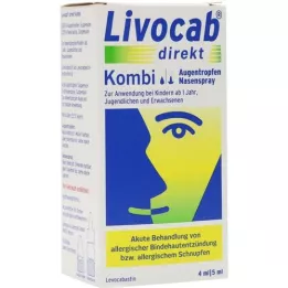 LIVOCAB direkte kombination 4 ml øjendråber + 5 ml næsespray, 1 stk