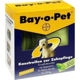 BAY O PET Tandpleje tyggestrips spearmint til små hunde, 140 g