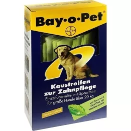 BAY O PET Tandpasta tyggestrimler spearmint til store hunde, 140 g