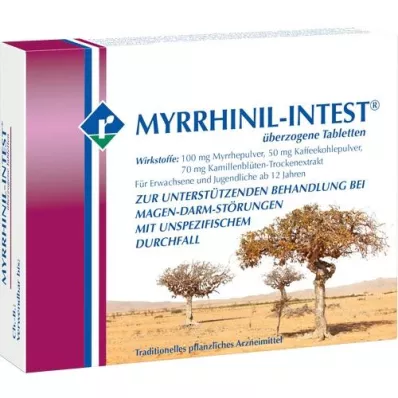 MYRRHINIL INTEST overtrukne tabletter, 50 stk
