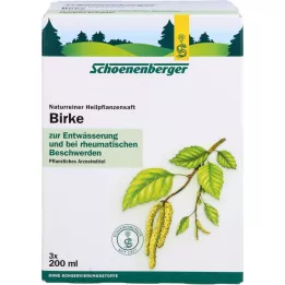 BIRKENSAFT Schoenenberger medicinsk plantejuice, 3X200 ml