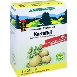 KARTOFFELSAFT Schoenenberger medicinsk plantejuice, 3X200 ml