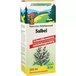 SALBEI SAFT Schoenenberger medicinsk plantejuice, 200 ml