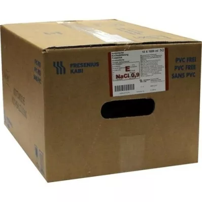ISOTONISCHE Saltvandsopløsning Fresenius freeflex, 10X1000 ml