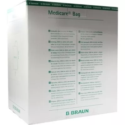 MEDICARE Sengepose steril 2 l med 90cm slangeafløb, 10 stk