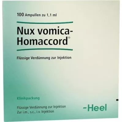 NUX VOMICA HOMACCORD Ampuller, 100 stk