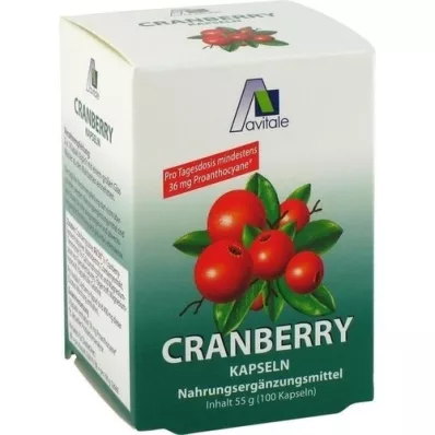 CRANBERRY KAPSELN 400 mg, 100 stk