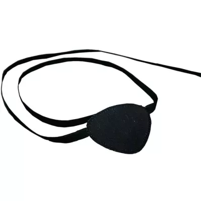 AUGENKLAPPE med sort slips, 1 stk