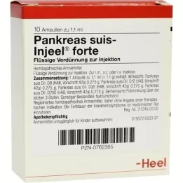 PANKREAS SUIS Injeel forte ampuller, 10 stk