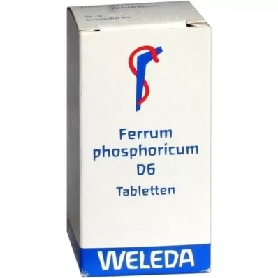 FERRUM PHOSPHORICUM D 6 tabletter, 80 stk