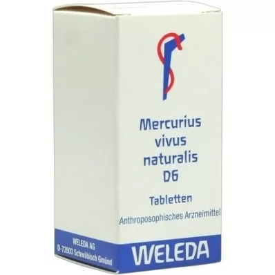 MERCURIUS VIVUS NATURALIS D 6 tabletter, 80 stk