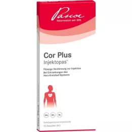 COR PLUS Injectopas væskefortynding til injektion amp, 10 stk