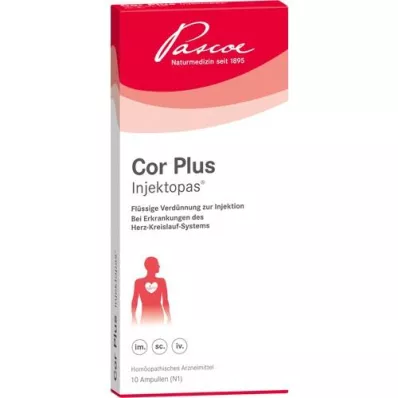 COR PLUS Injectopas væskefortynding til injektion amp, 10 stk