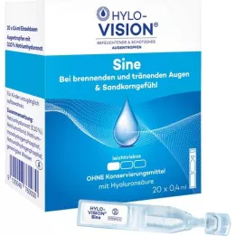 HYLO-VISION sinus enkeltdosispipetter, 20X0,4 ml