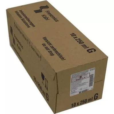 KOCHSALZLÖSUNG 0,9% glasflaske Fresenius, 10X250 ml