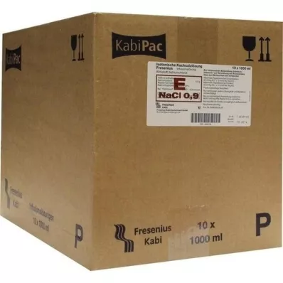 KOCHSALZLÖSUNG 0,9% plastikflaske Fresenius, 10X1000 ml