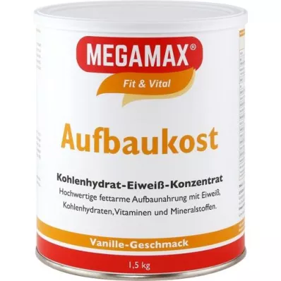 MEGAMAX Næringsvaniljepulver, 1,5 kg