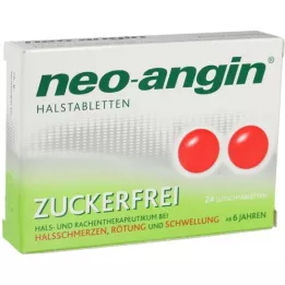 NEO-ANGIN Halstabletter sukkerfri, 24 stk
